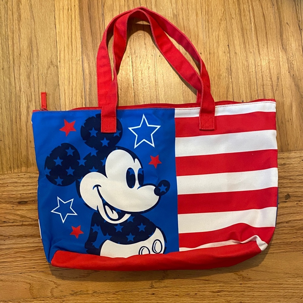 Disney White and Red Tote Bag